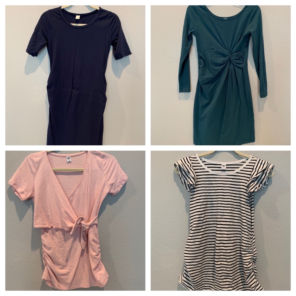 Old Navy Maternity Dress / Shirt Lot Bundle XS